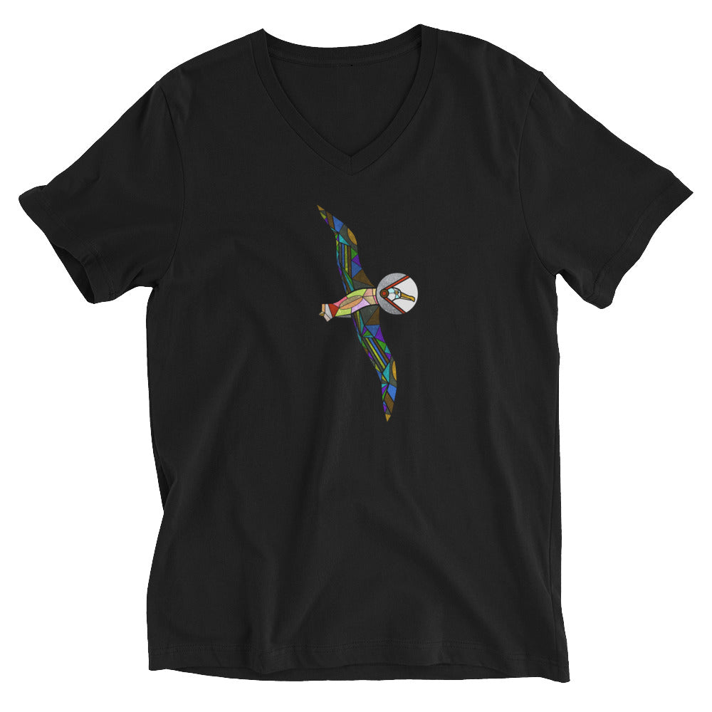 Wanderlust Unisex Short Sleeve V-Neck T-Shirt