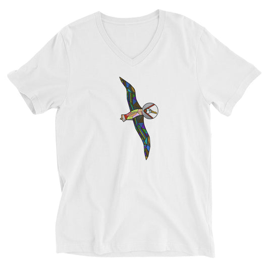 Wanderlust Unisex Short Sleeve V-Neck T-Shirt
