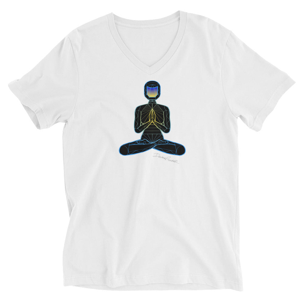 FaithNaut Unisex Short Sleeve V-Neck T-Shirt