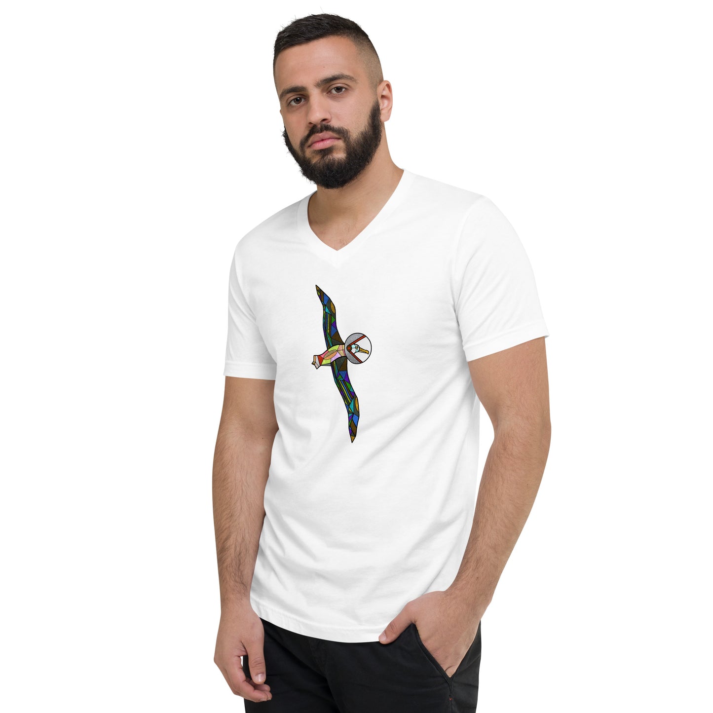 Wanderlust Unisex Short Sleeve V-Neck T-Shirt