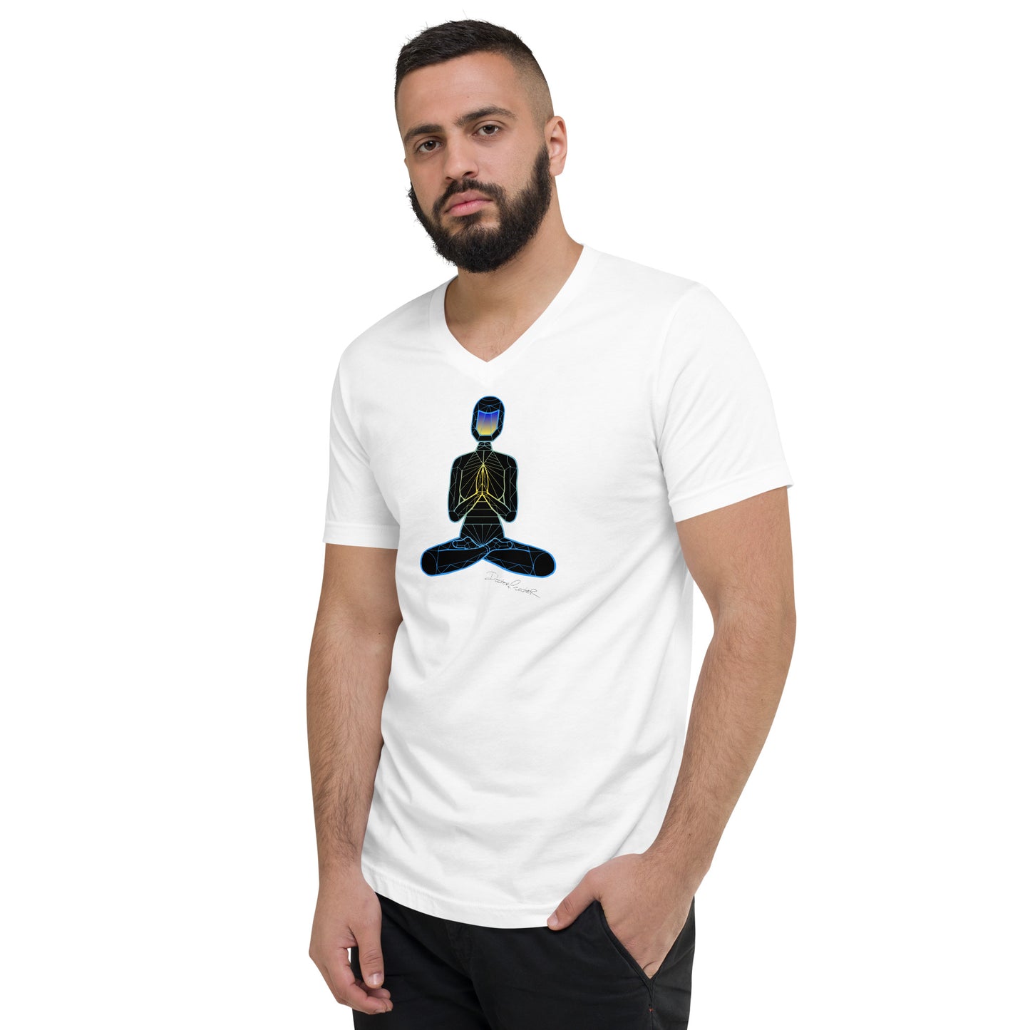 FaithNaut Unisex Short Sleeve V-Neck T-Shirt