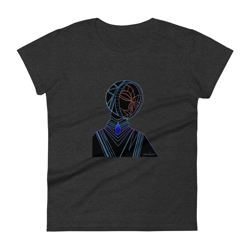 Afrobotica Melancholy Blue Women's short sleeve t-shirt