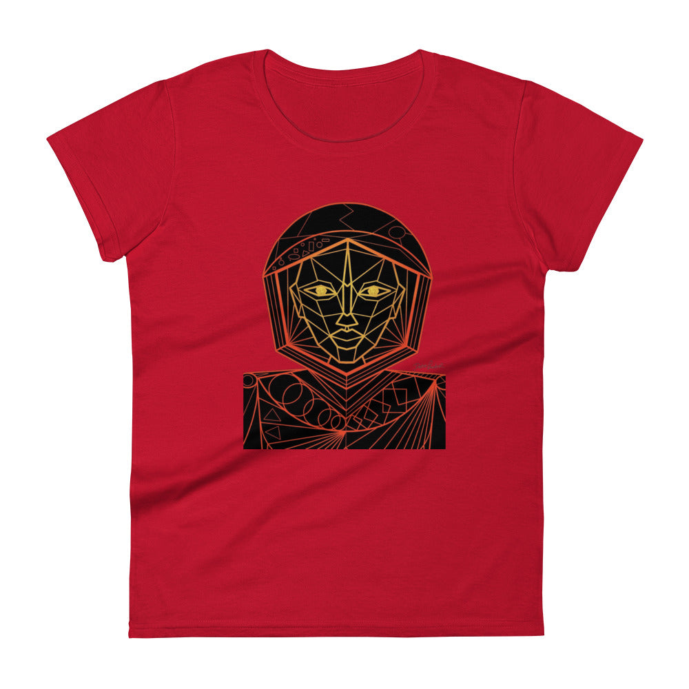 Afrobotica Avatar Red Women's short sleeve t-shirt