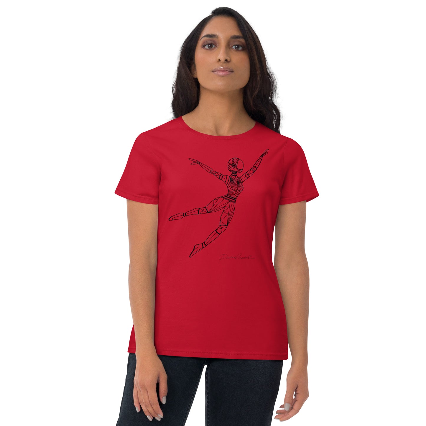 Afrobotica Leap Women's short sleeve t-shirt