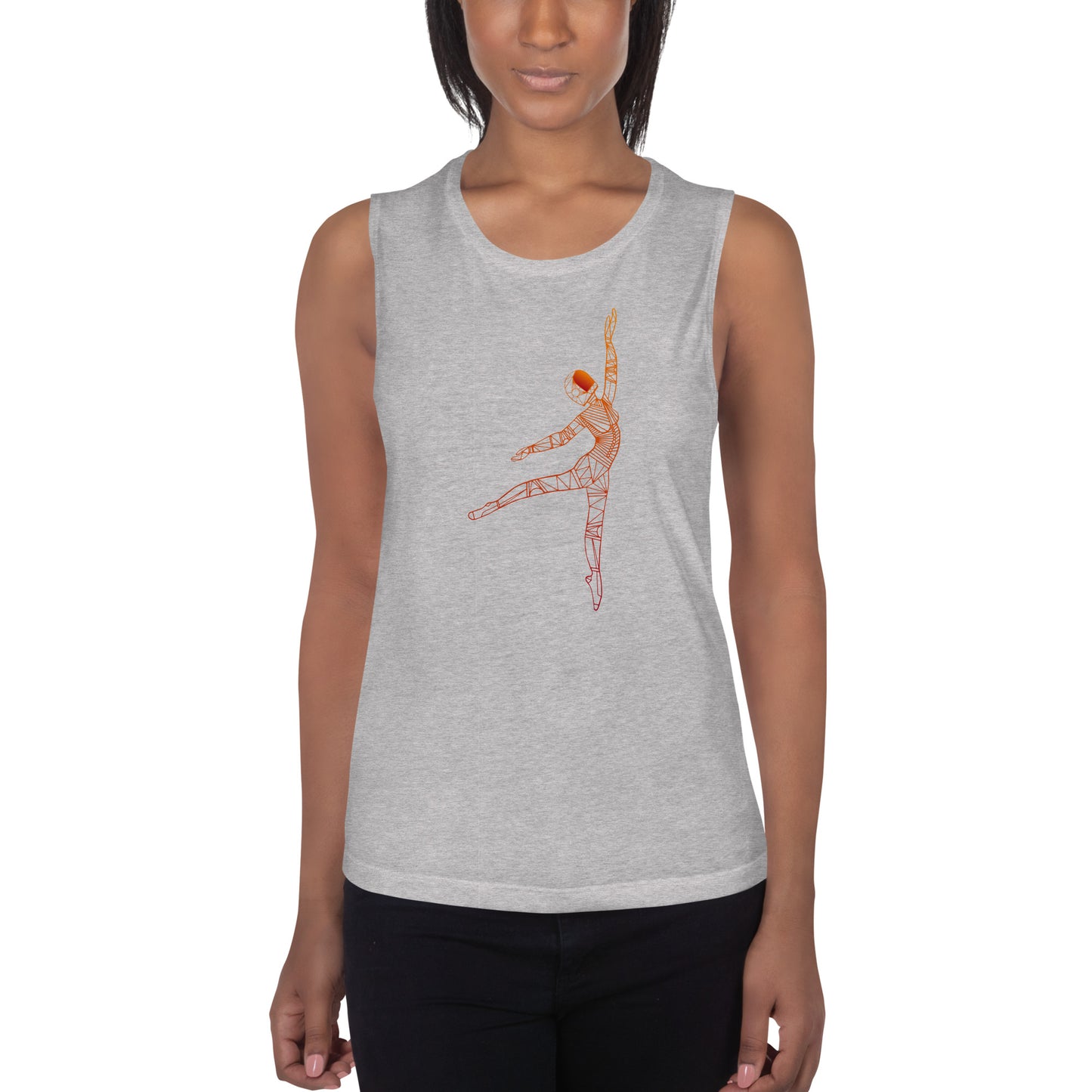 Afrobotica Pointe Constellation Ladies’ Muscle Tank