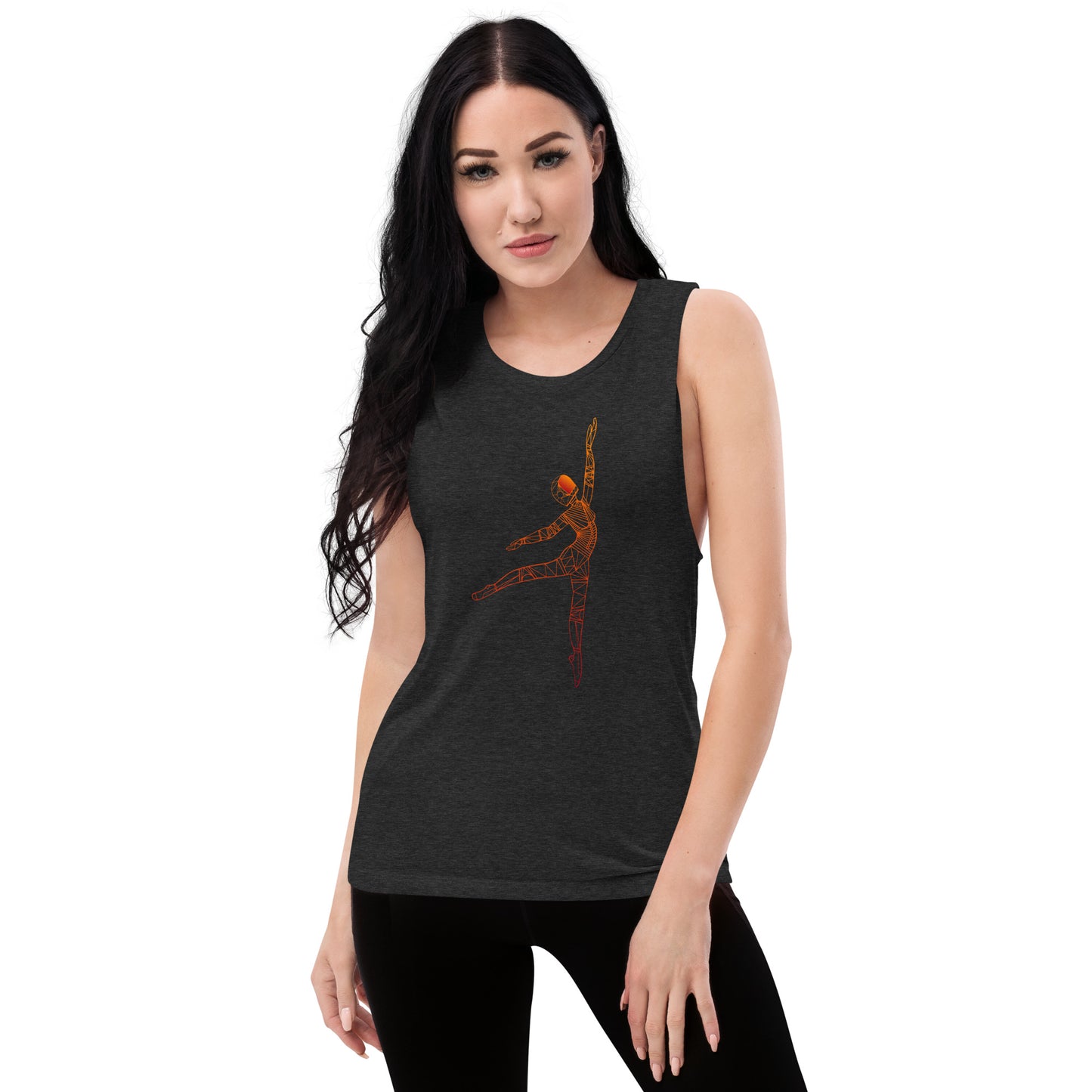Afrobotica Pointe Constellation Ladies’ Muscle Tank