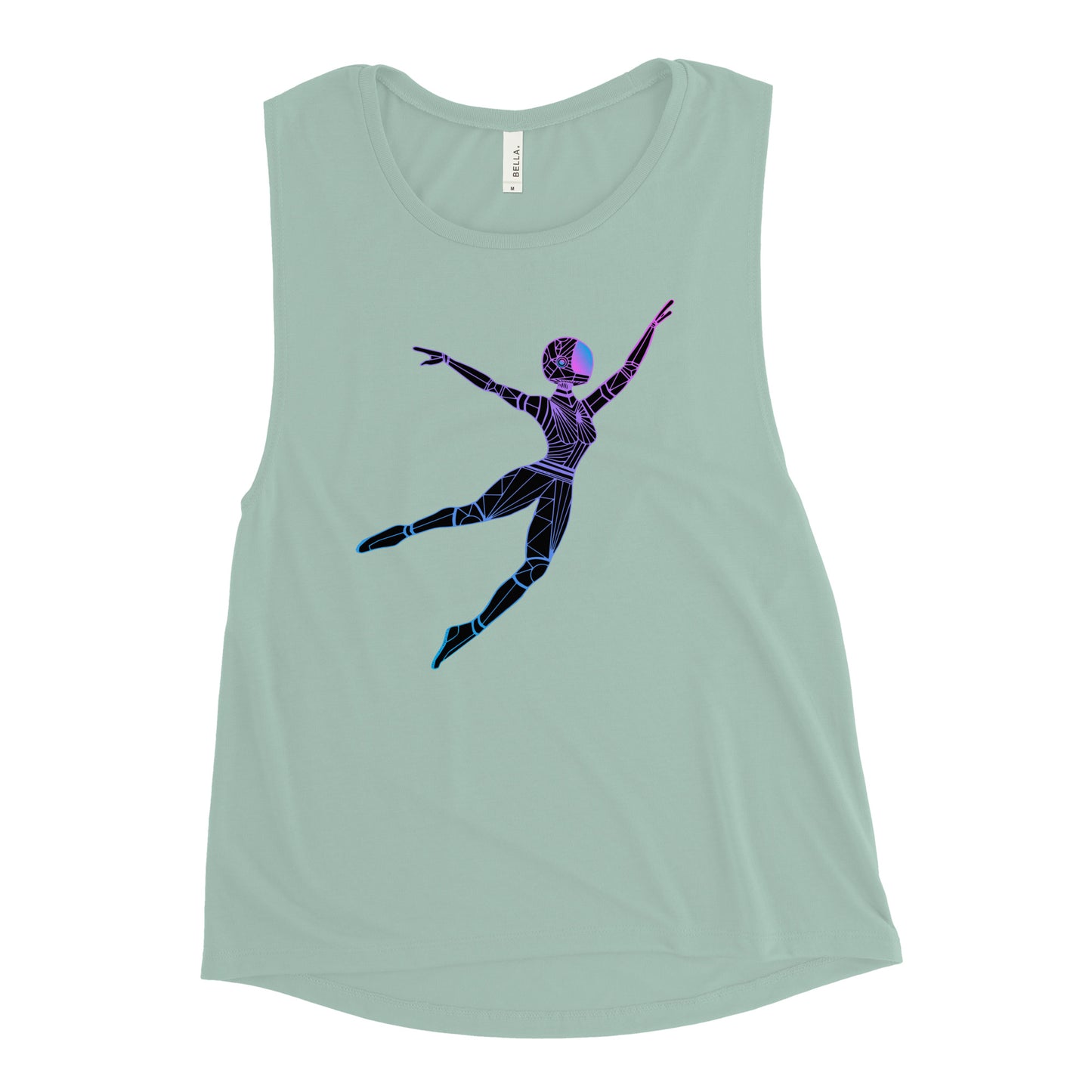 Afrobotica Leap Ladies’ Muscle Tank