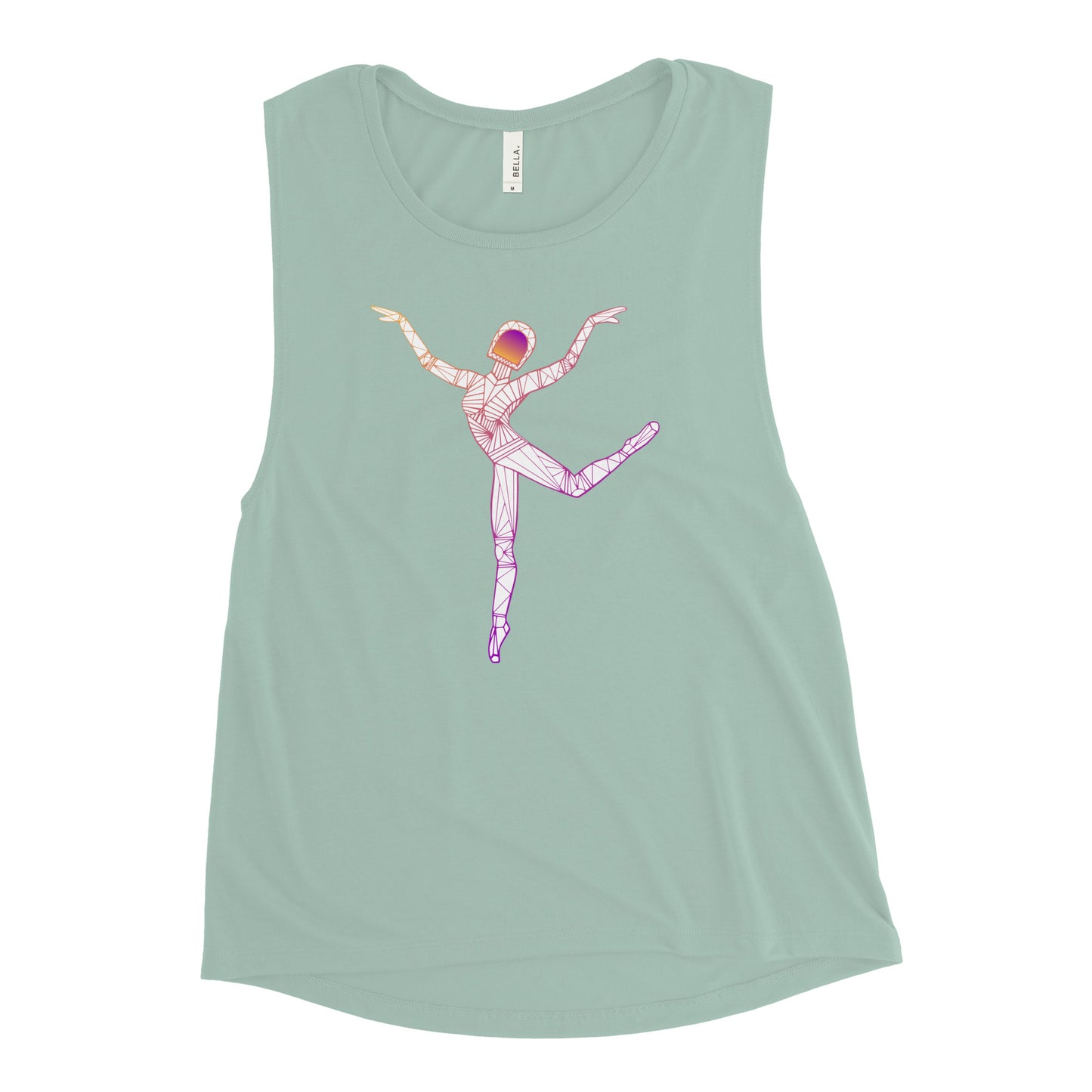 Afrobotica Rings Ladies’ Muscle Tank
