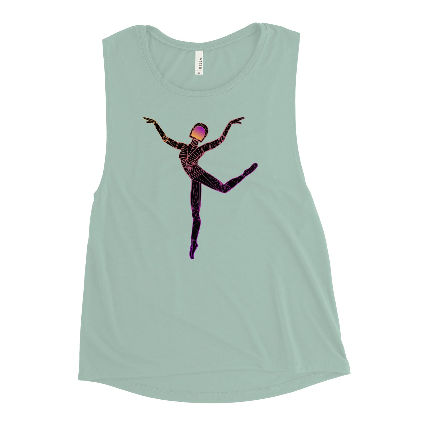 Afrobotica Rings Ladies’ Muscle Tank