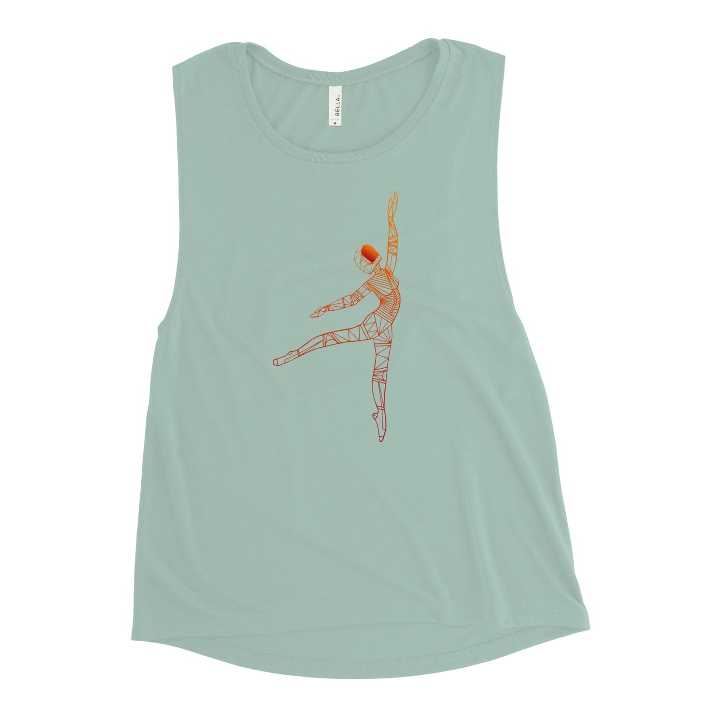 Afrobotica Pointe Constellation Ladies’ Muscle Tank