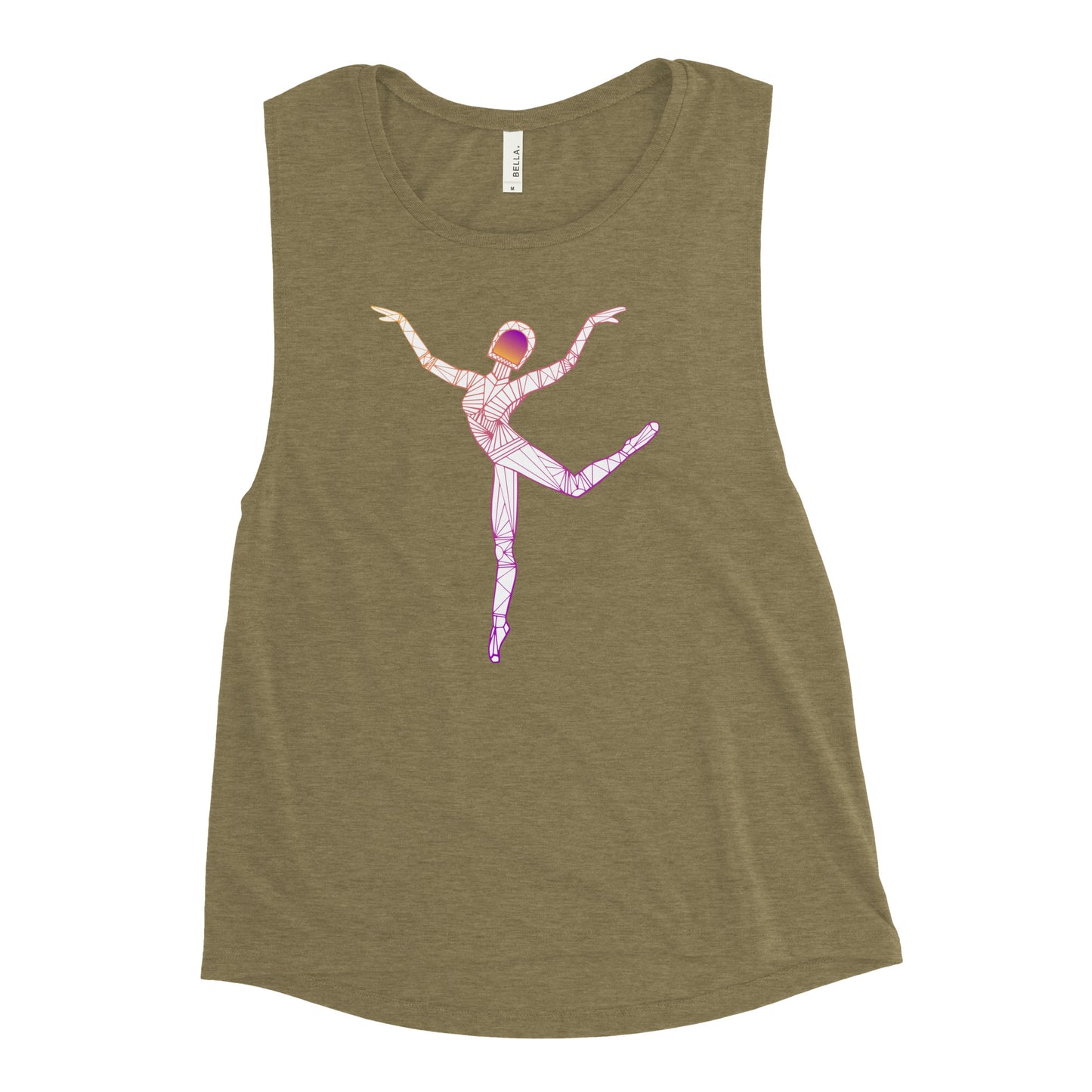 Afrobotica Rings Ladies’ Muscle Tank