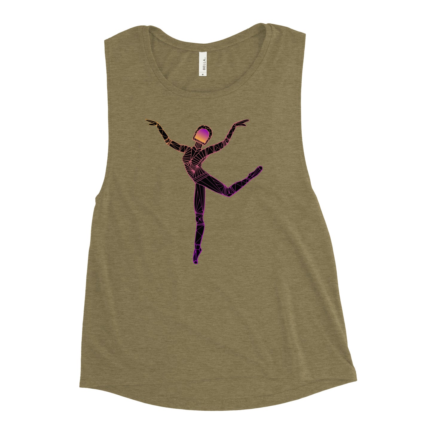 Afrobotica Rings Ladies’ Muscle Tank