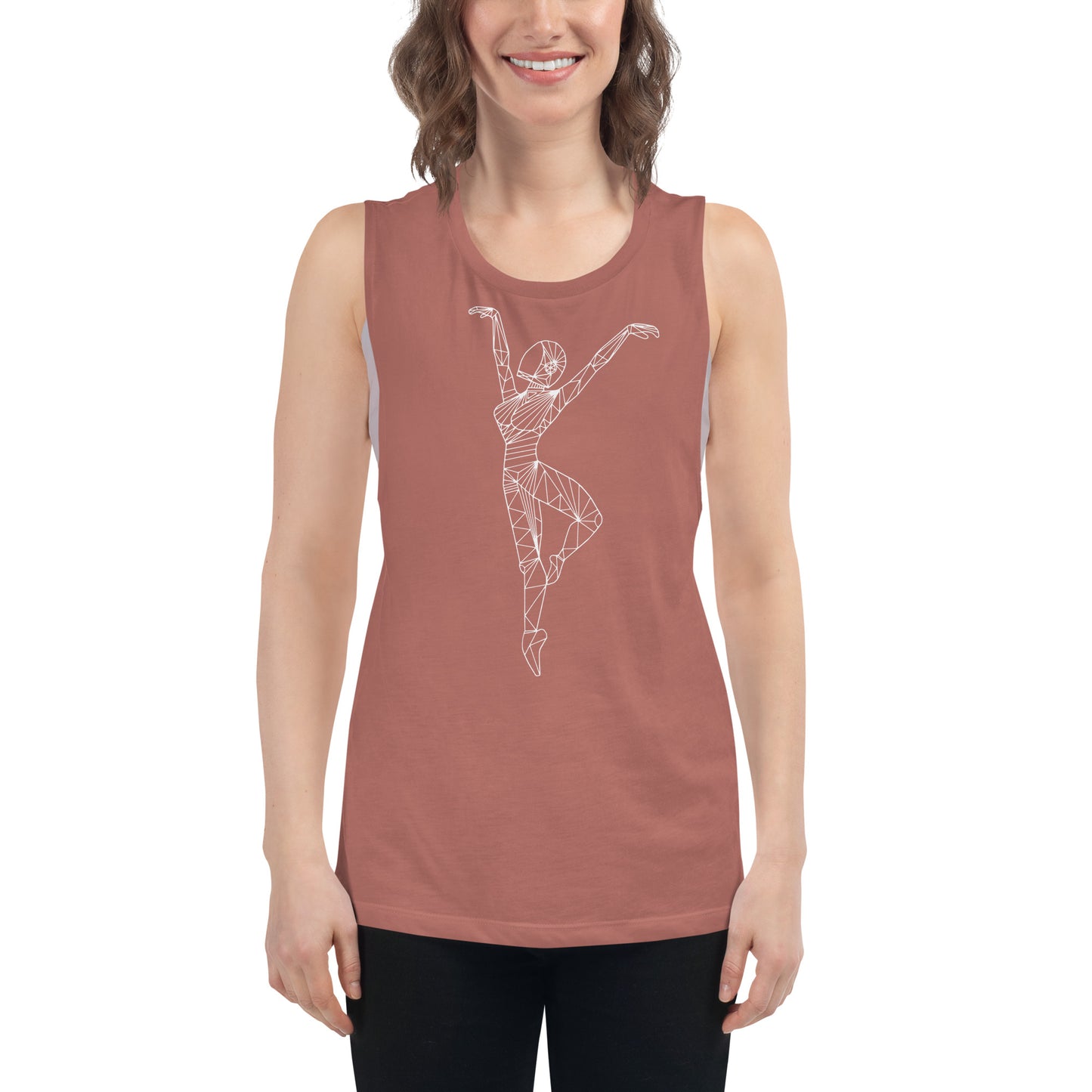 Afrobotica Releve Ladies’ Muscle Tank