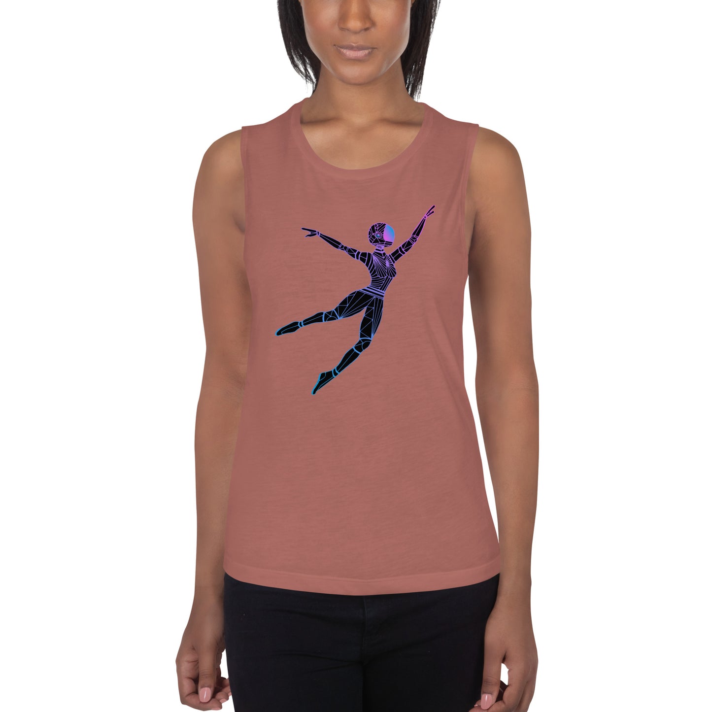 Afrobotica Leap Ladies’ Muscle Tank