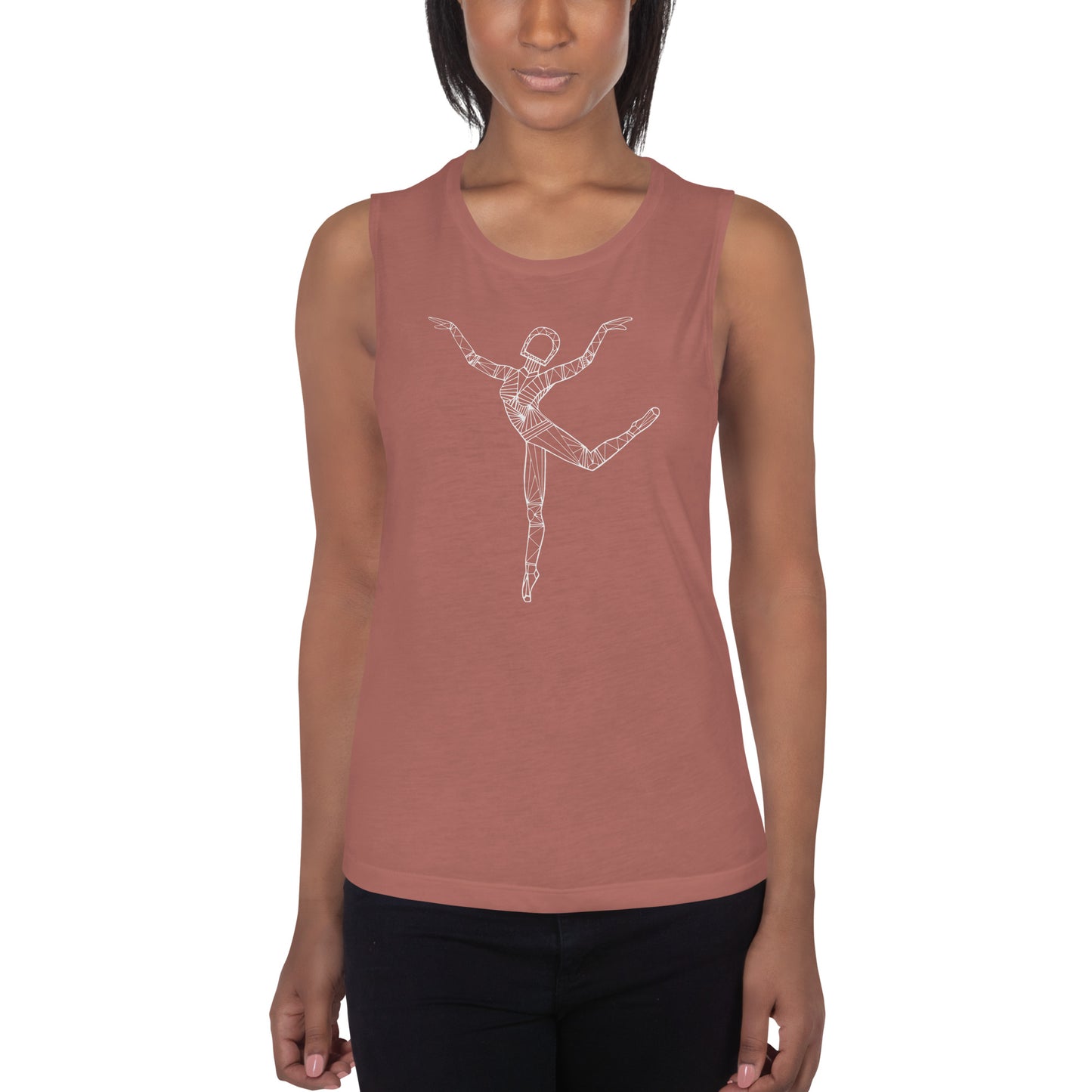Afrobotica Rings Ladies’ Muscle Tank