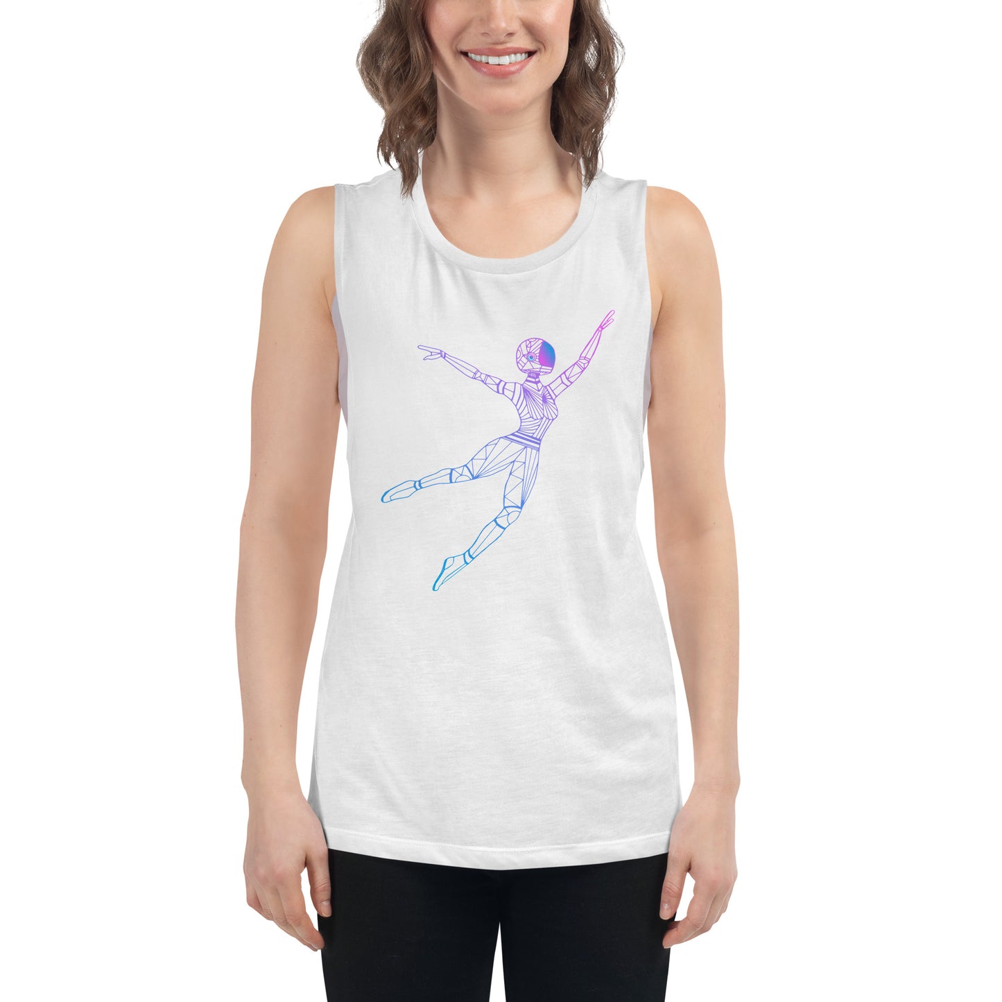 Afrobotica Leap Ladies’ Muscle Tank