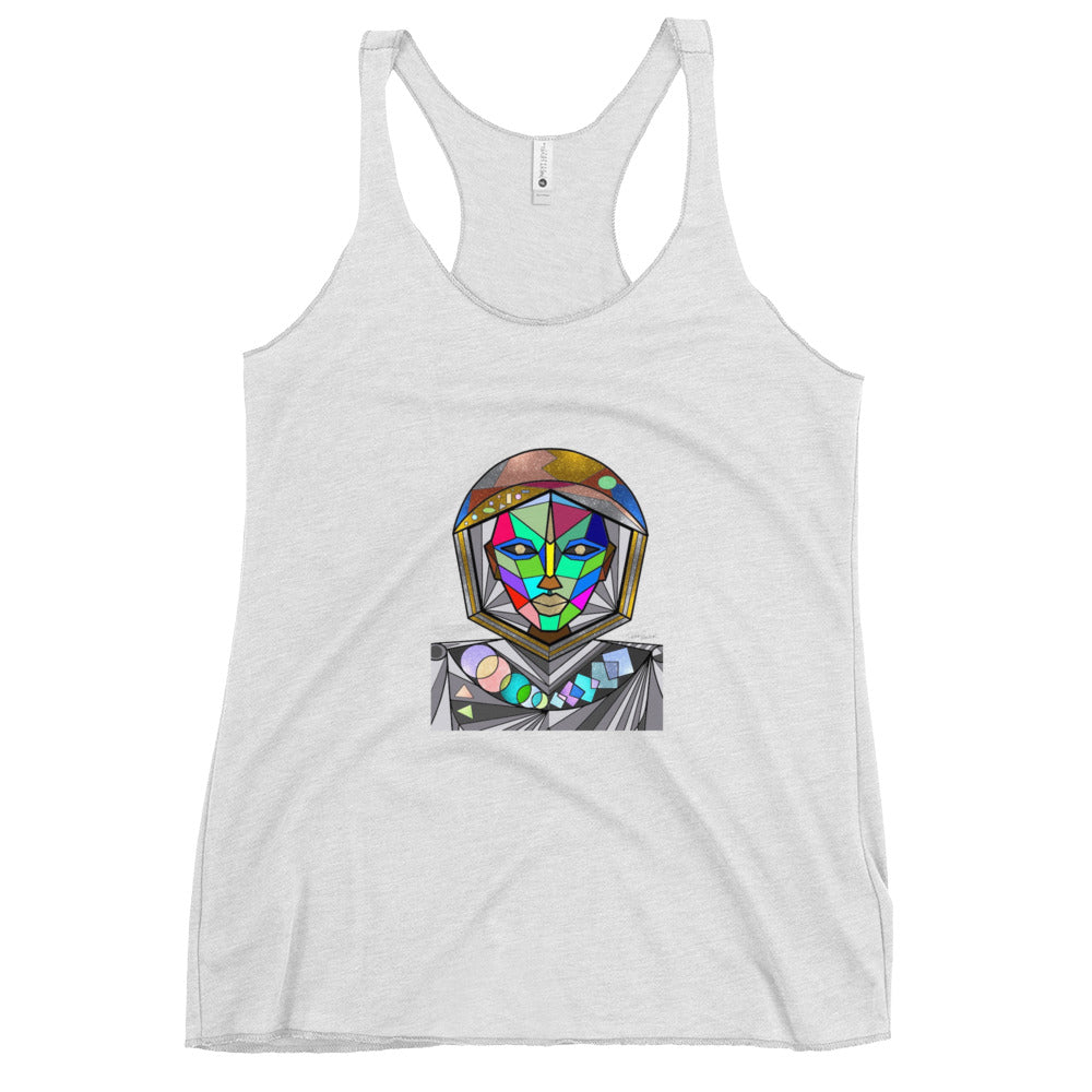 Afrobotica Avatar Multi Women's Racerback Tank