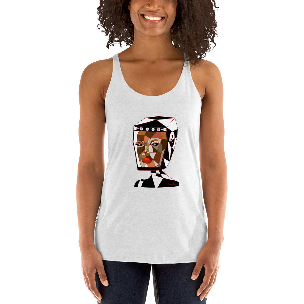 Afrobotica Bella Earth Women's Racerback Tank