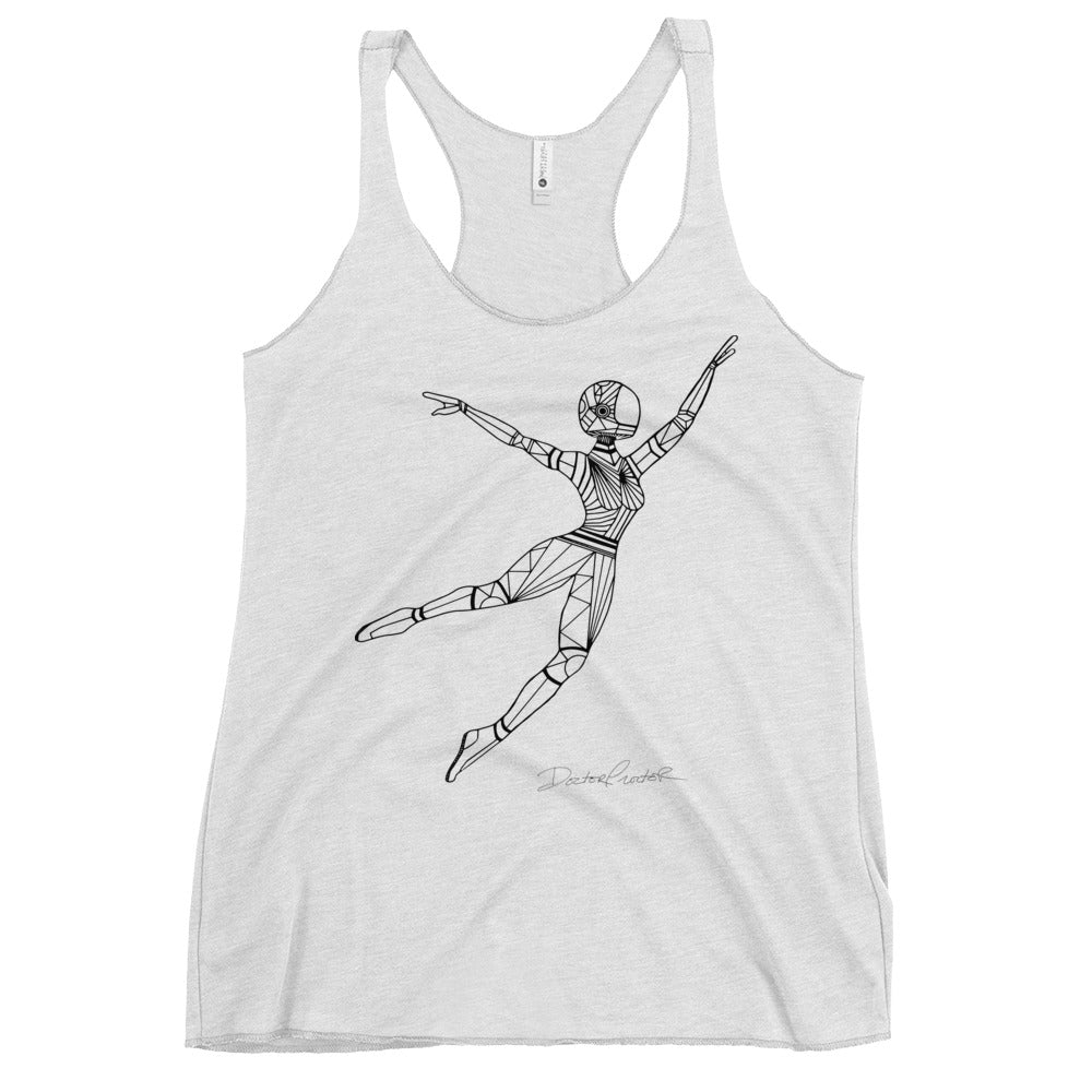 Afrobotica Leap Women's Racerback Tank