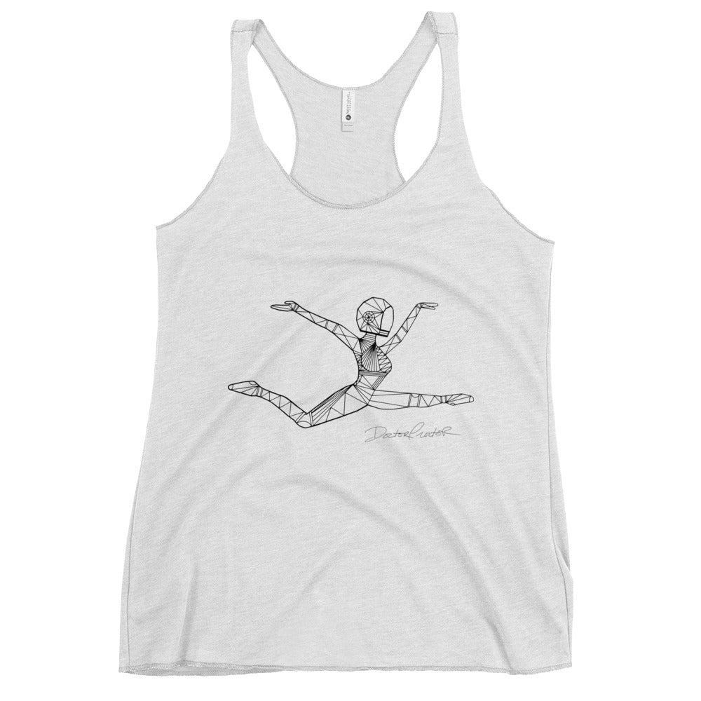 Afrobotica Ciseaux Women's Racerback Tank
