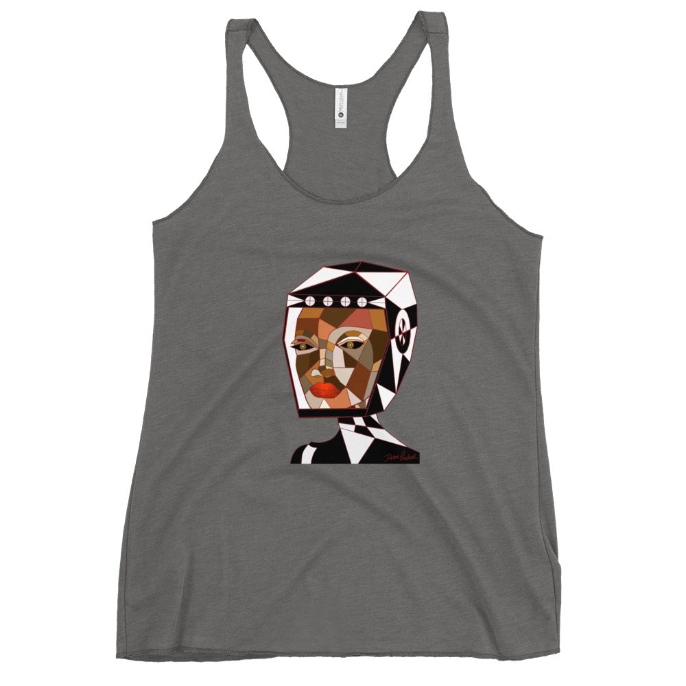 Afrobotica Bella Earth Women's Racerback Tank
