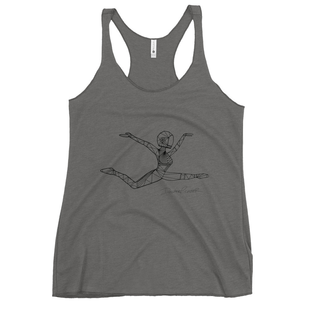 Afrobotica Ciseaux Women's Racerback Tank
