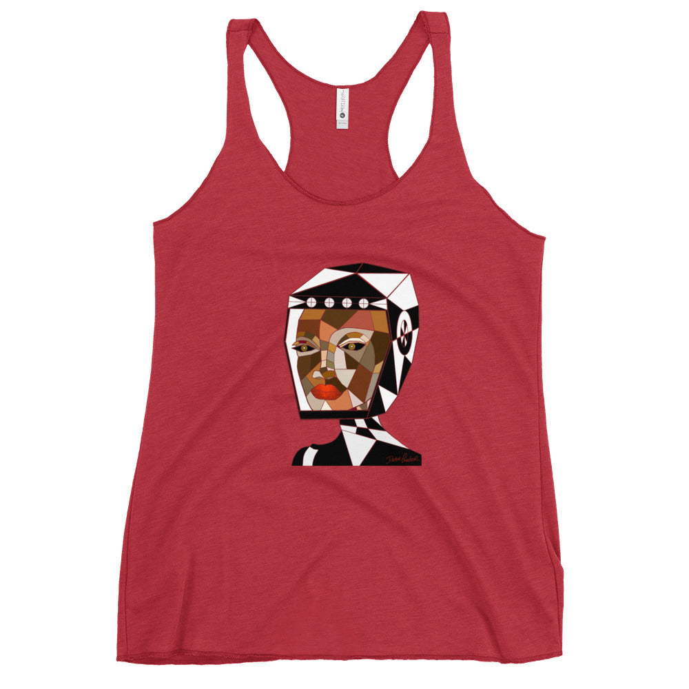Afrobotica Bella Earth Women's Racerback Tank