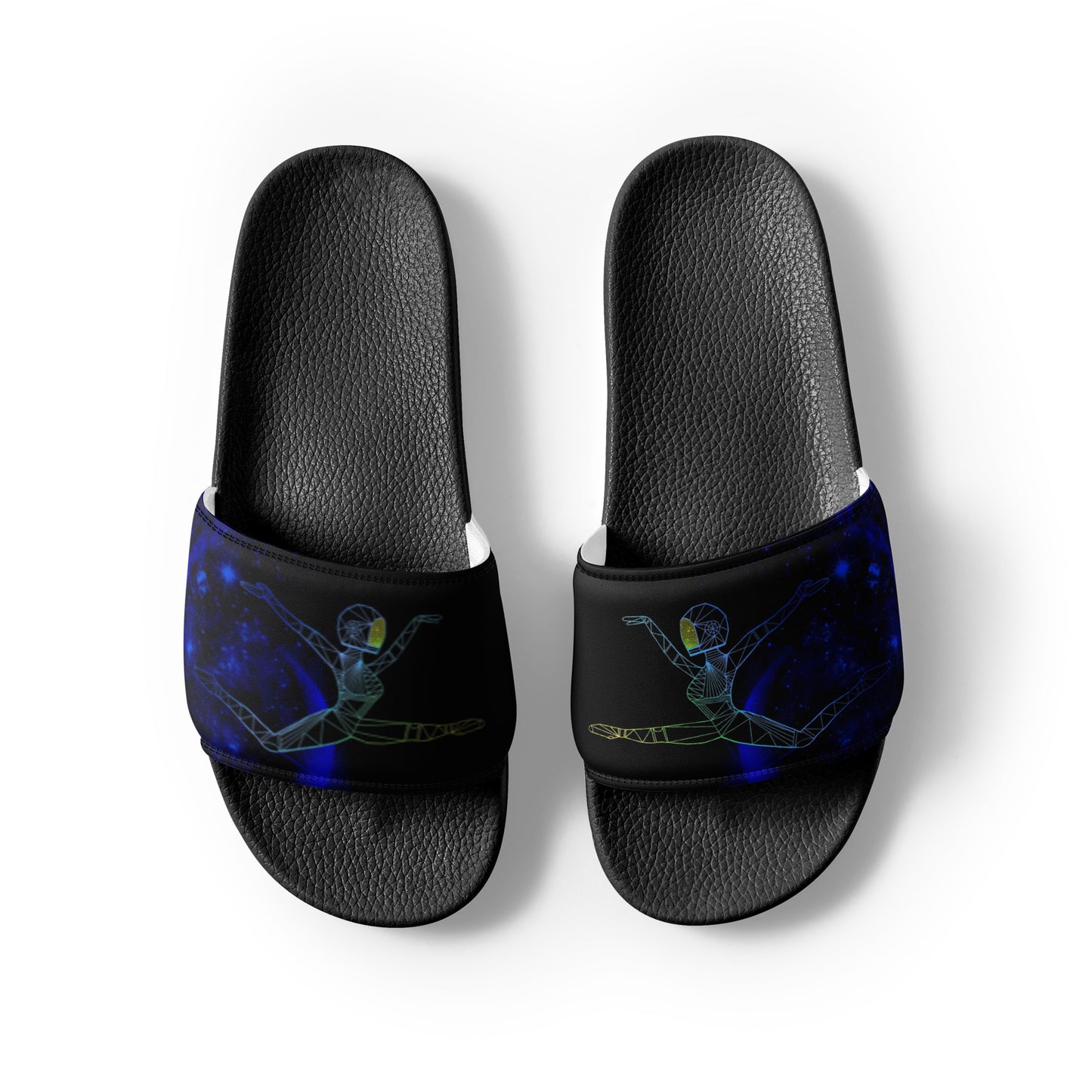 Afrobotica Ciseaux Blue Women's slides
