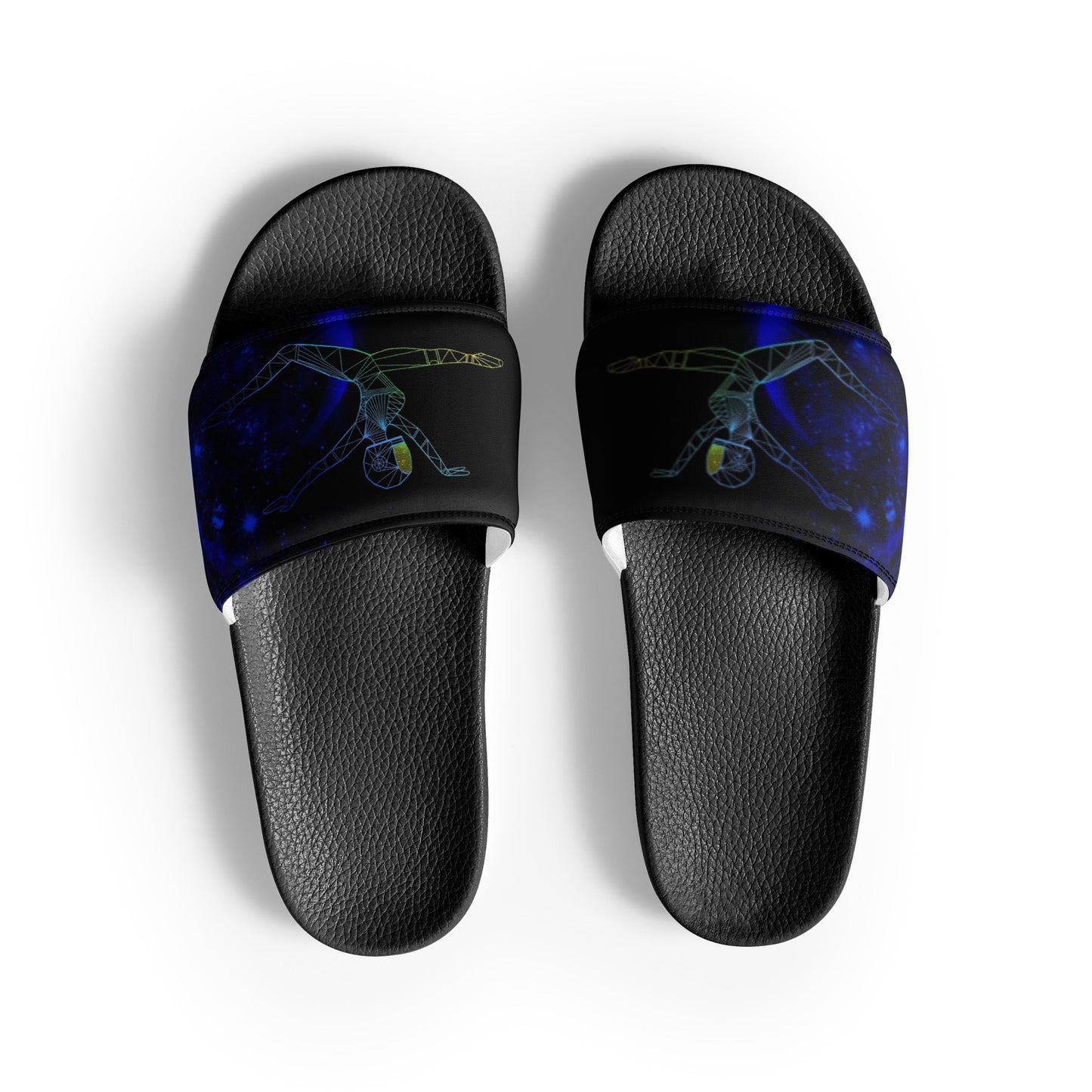 Afrobotica Ciseaux Blue Women's slides