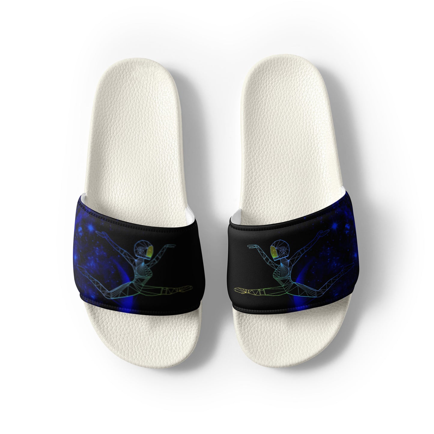 Afrobotica Ciseaux Blue Women's slides