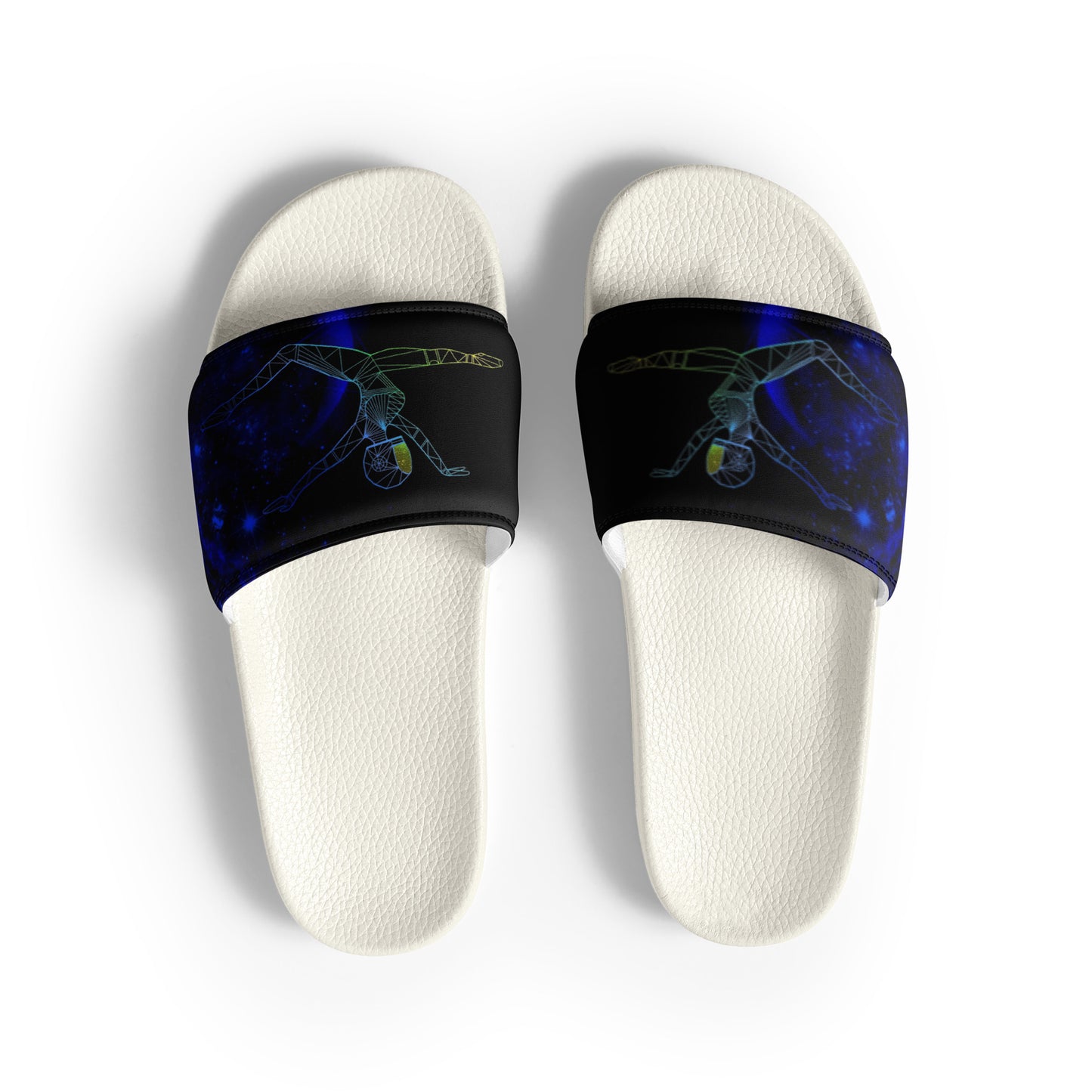Afrobotica Ciseaux Blue Women's slides