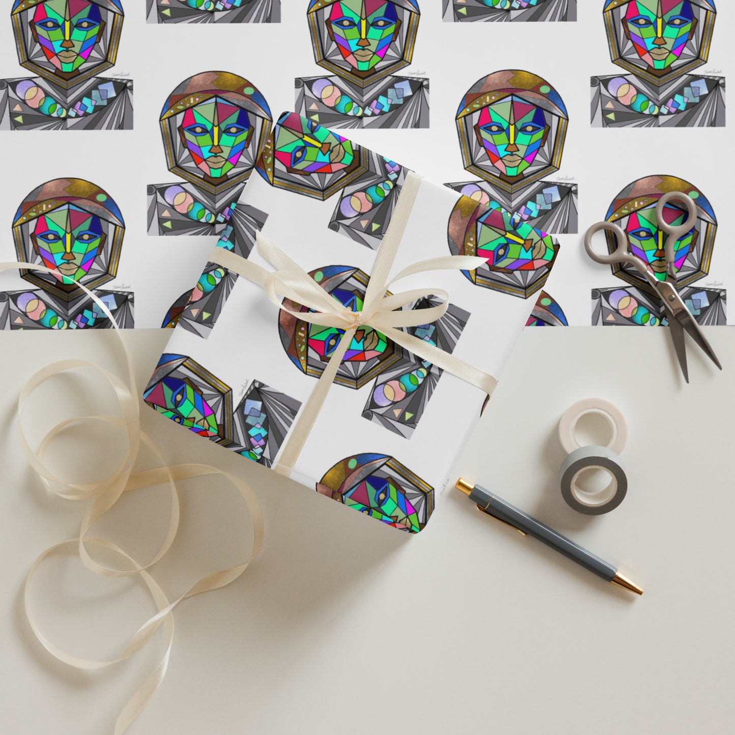 Afrobotica Avatar Multi Wrapping paper sheets