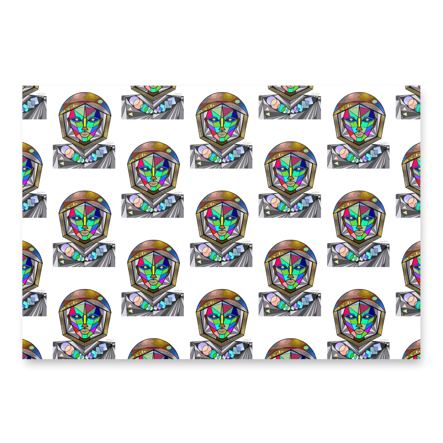 Afrobotica Avatar Multi Wrapping paper sheets