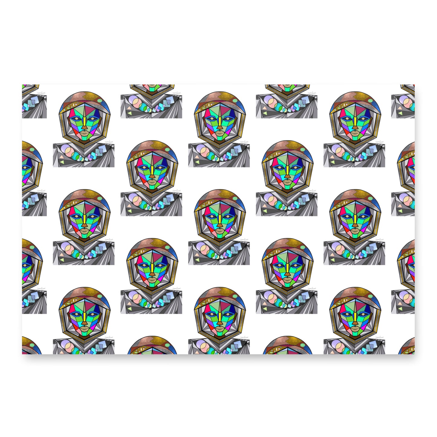 Afrobotica Avatar Multi Wrapping paper sheets