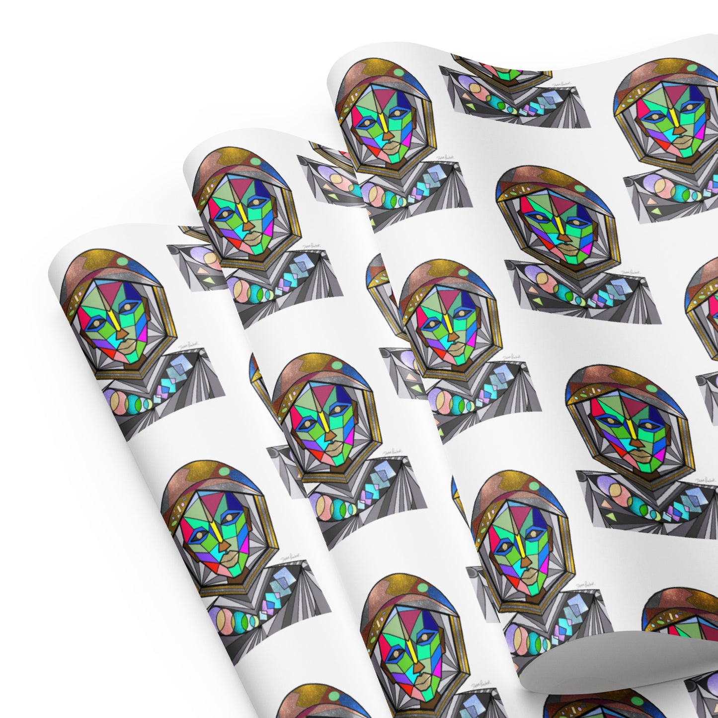 Afrobotica Avatar Multi Wrapping paper sheets