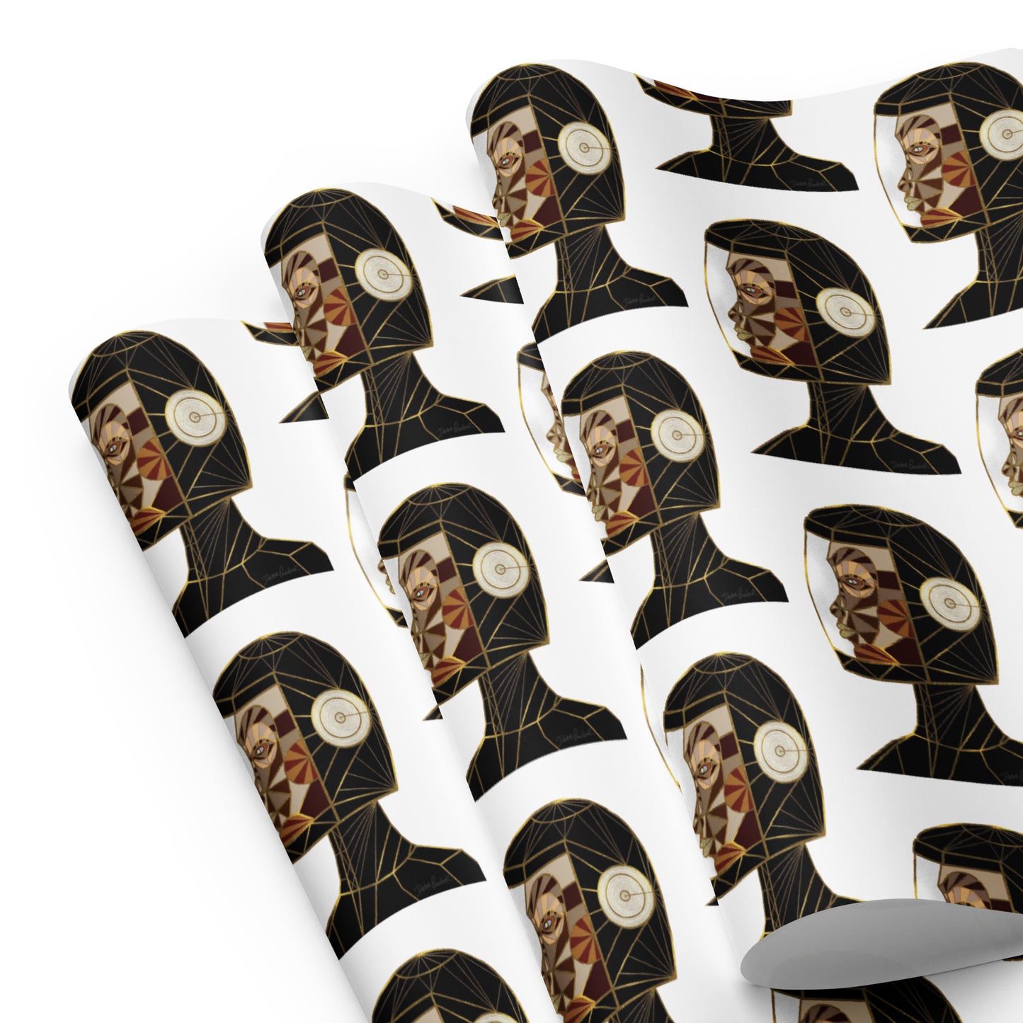 Afrobotica Native Earth Wrapping paper sheets