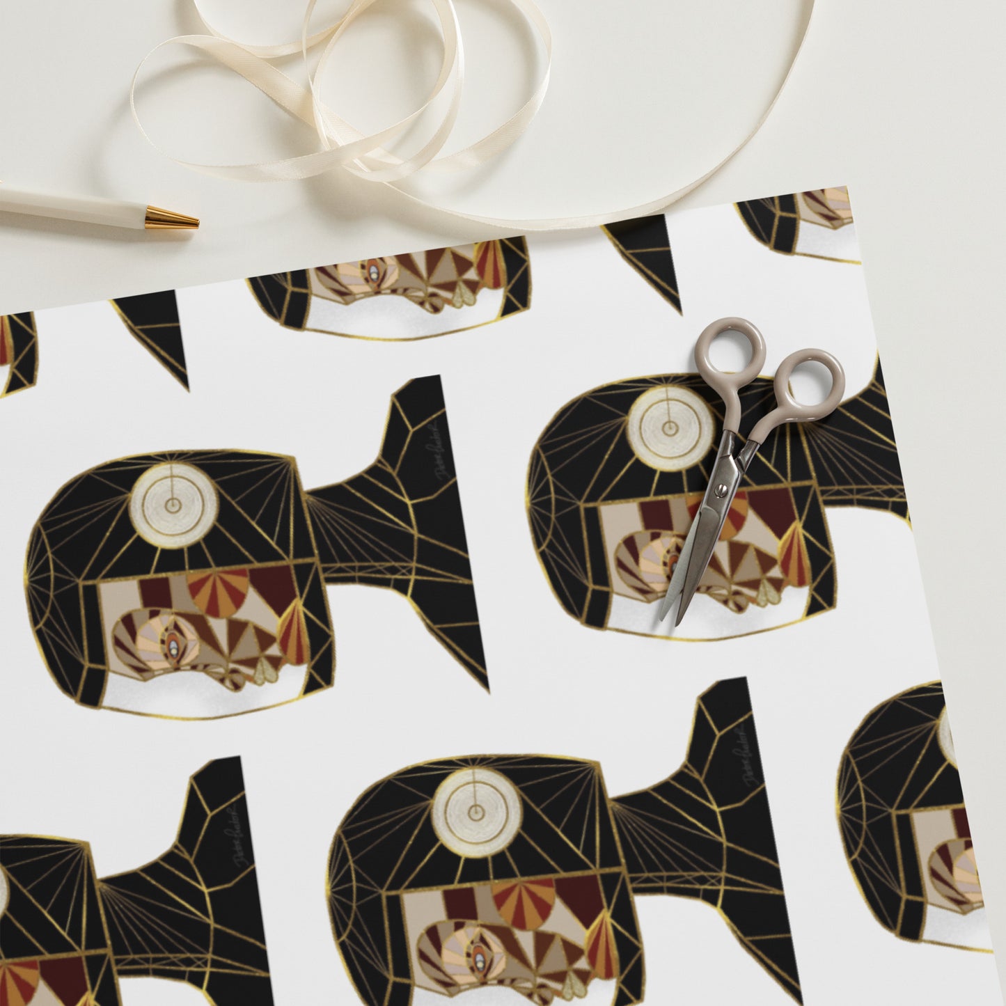 Afrobotica Native Earth Wrapping paper sheets