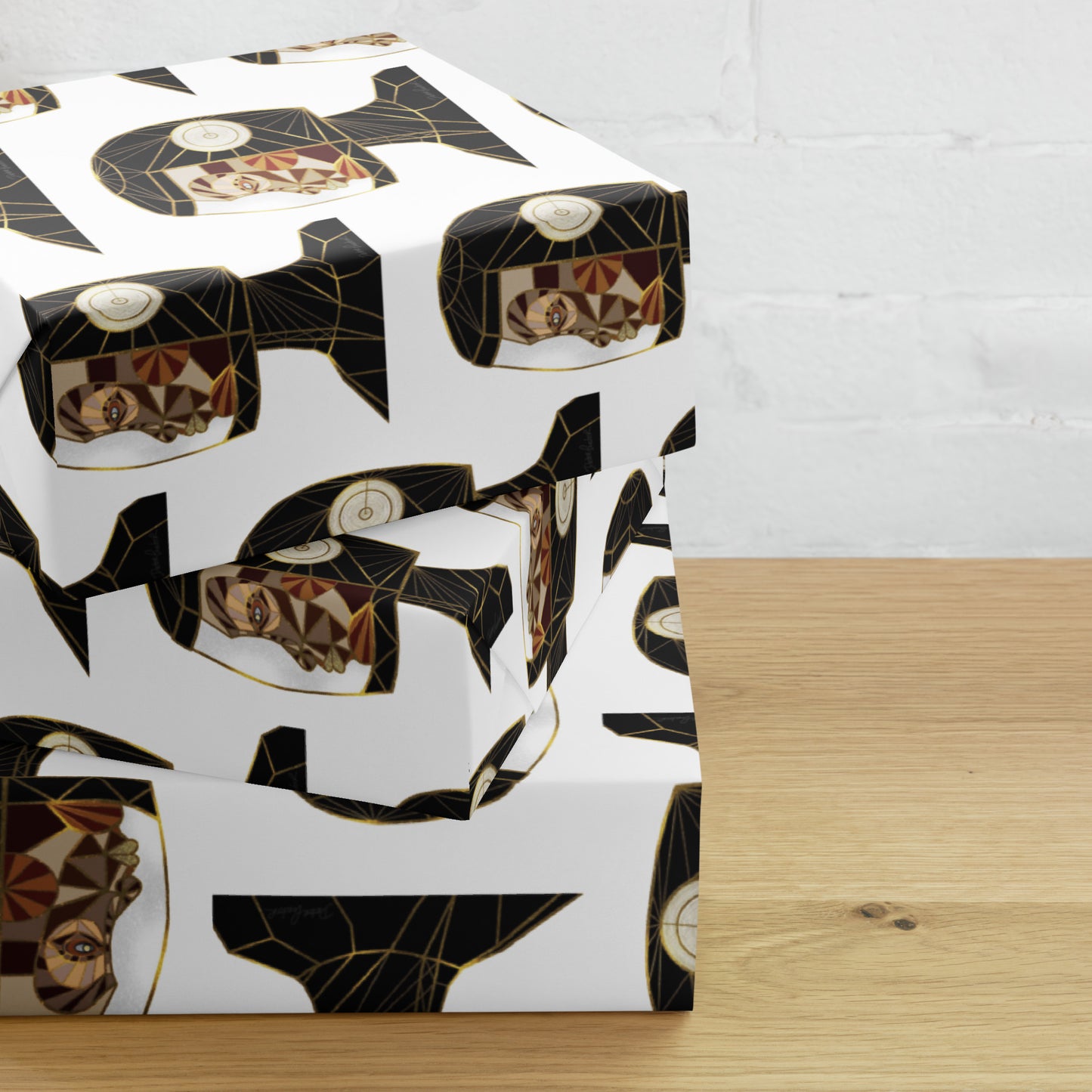 Afrobotica Native Earth Wrapping paper sheets