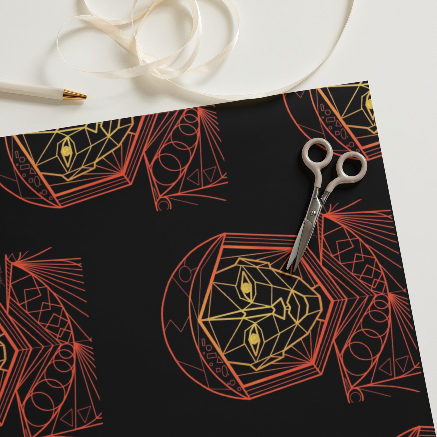 Afrobotica Avatar Red Wrapping paper sheets