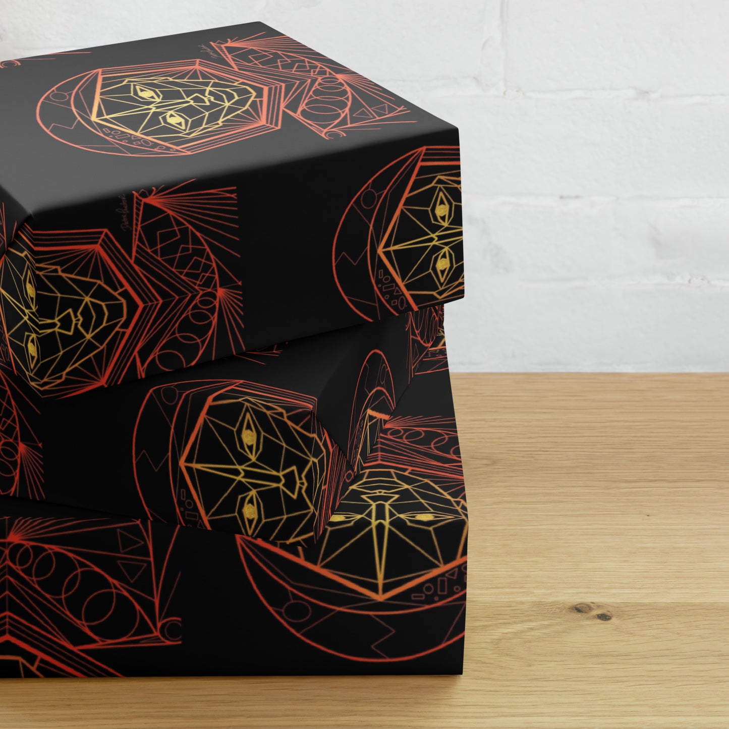 Afrobotica Avatar Red Wrapping paper sheets