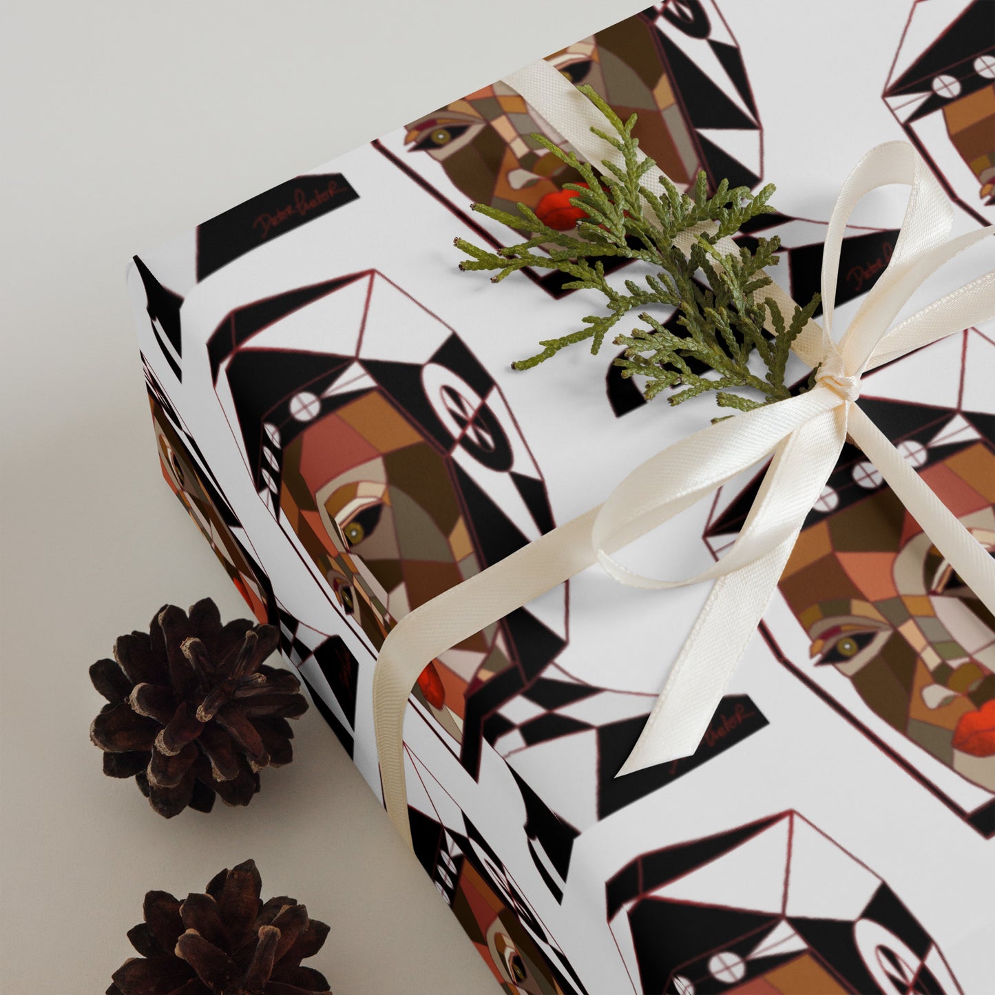 Afrobotica Bella Earth Wrapping paper sheets