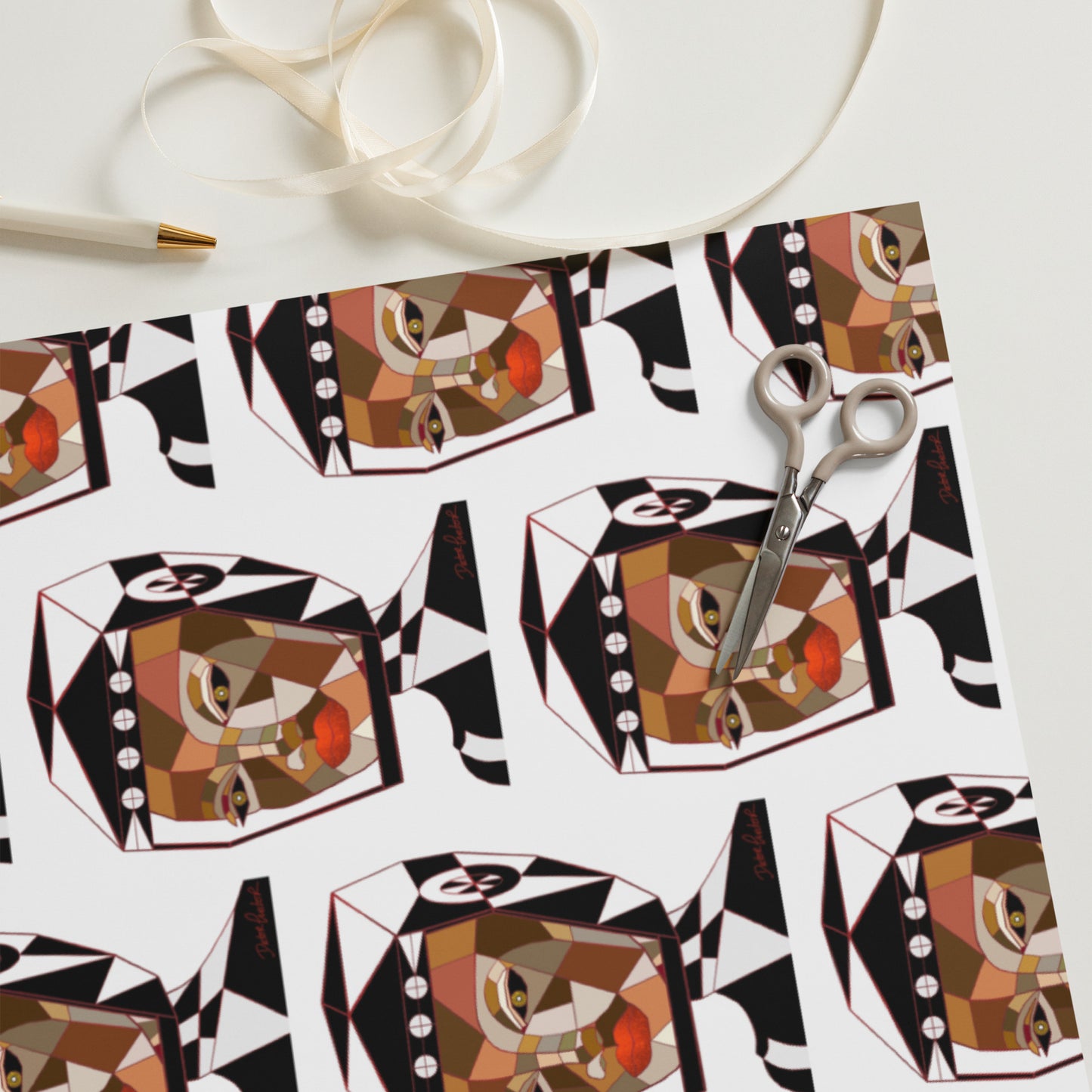 Afrobotica Bella Earth Wrapping paper sheets