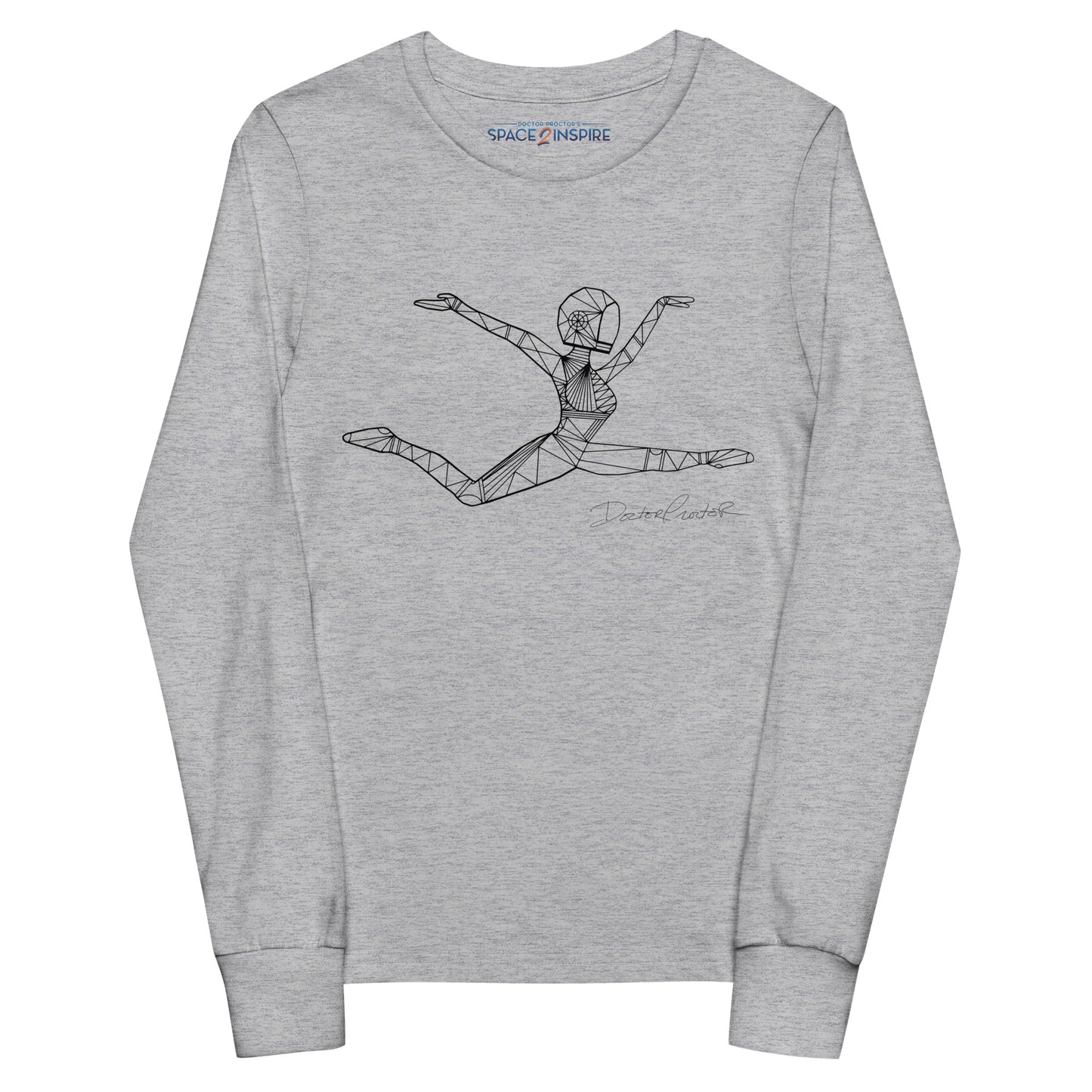 Afrobotica Ciseaux Youth long sleeve tee