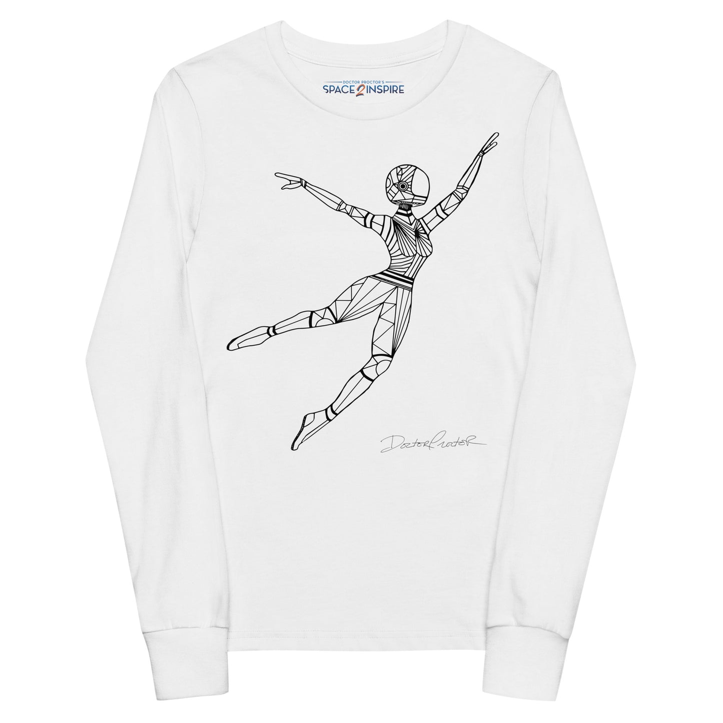 Afrobotica Leap Youth long sleeve tee