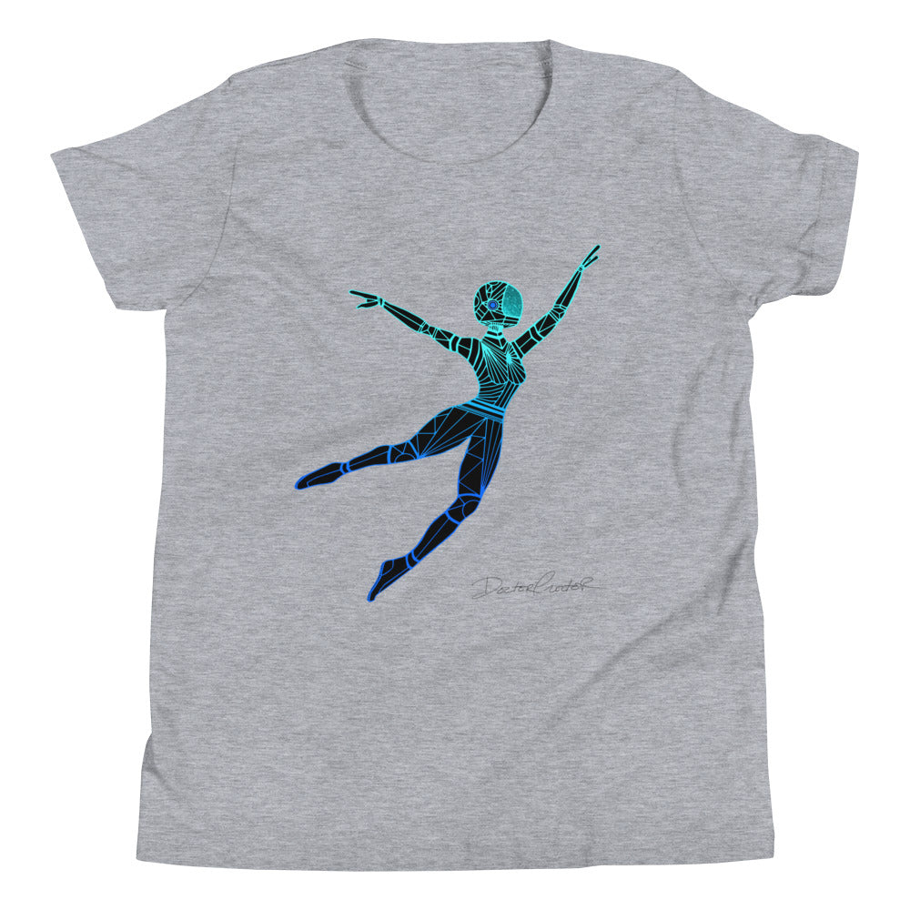 Afrobotica Leap Blue Youth Short Sleeve T-Shirt