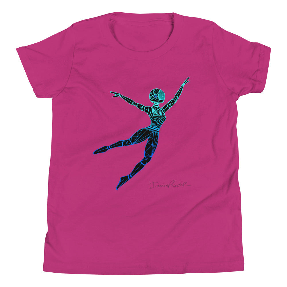 Afrobotica Leap Blue Youth Short Sleeve T-Shirt