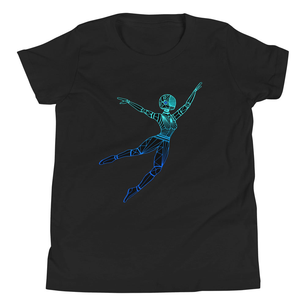 Afrobotica Leap Blue Youth Short Sleeve T-Shirt