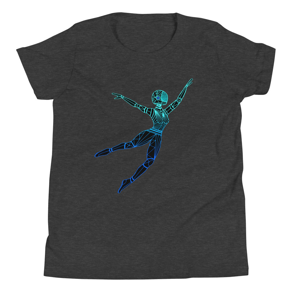 Afrobotica Leap Blue Youth Short Sleeve T-Shirt