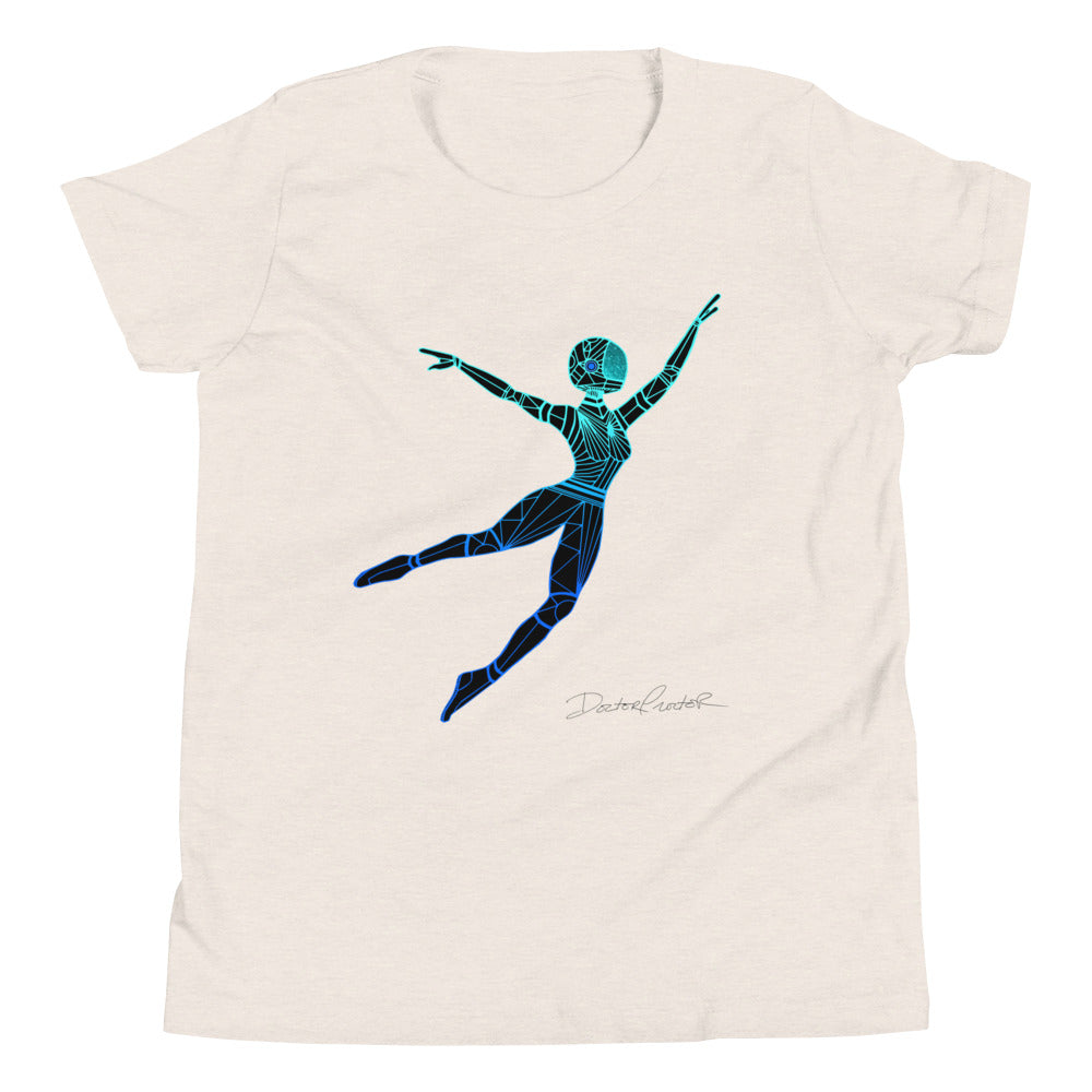 Afrobotica Leap Blue Youth Short Sleeve T-Shirt