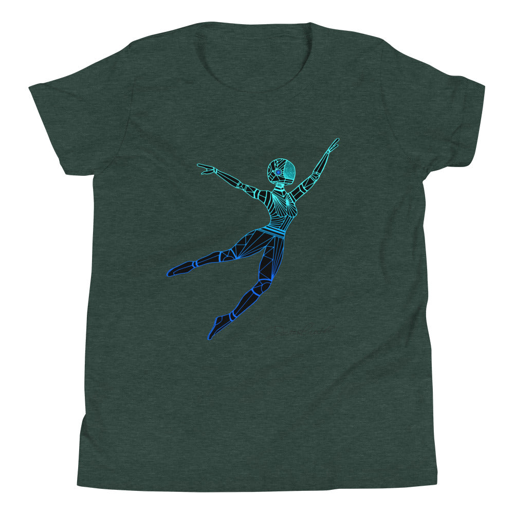 Afrobotica Leap Blue Youth Short Sleeve T-Shirt